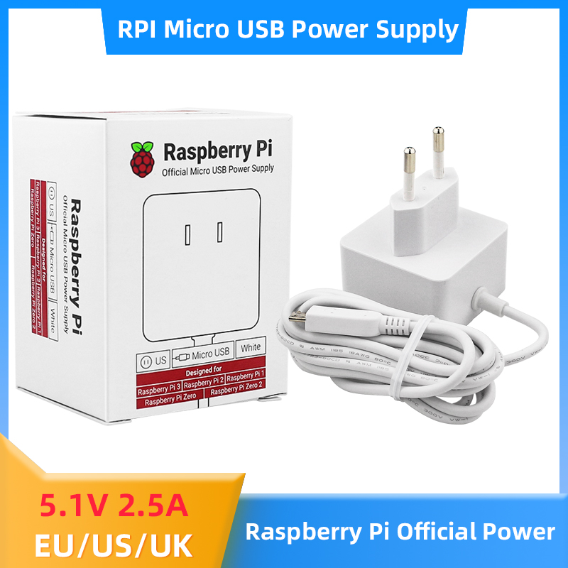 Pi Power Supply - Raspberry Pi 12.5W Nguồn Điện 5.1V