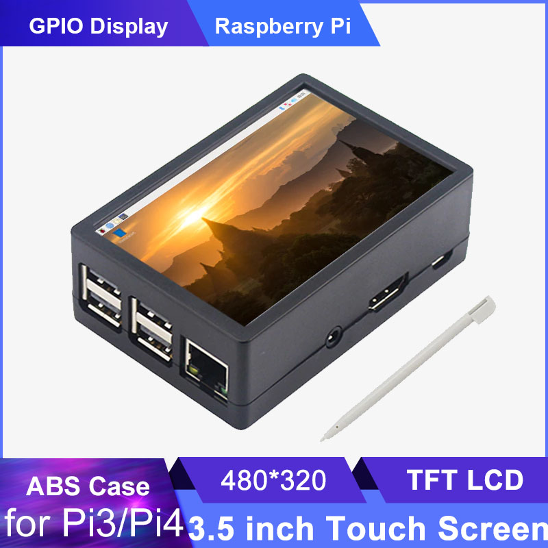 Pi 4 Case - Màn hình cảm ứng TFT LCD