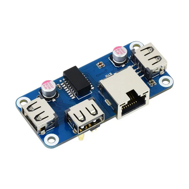 Raspberry Pi 4 - Zero 2W Ethernet USB HUB HAT