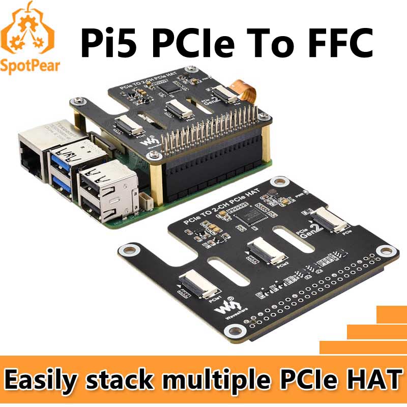 Pi Cooler - Bo mạch mở rộng PCIe 2