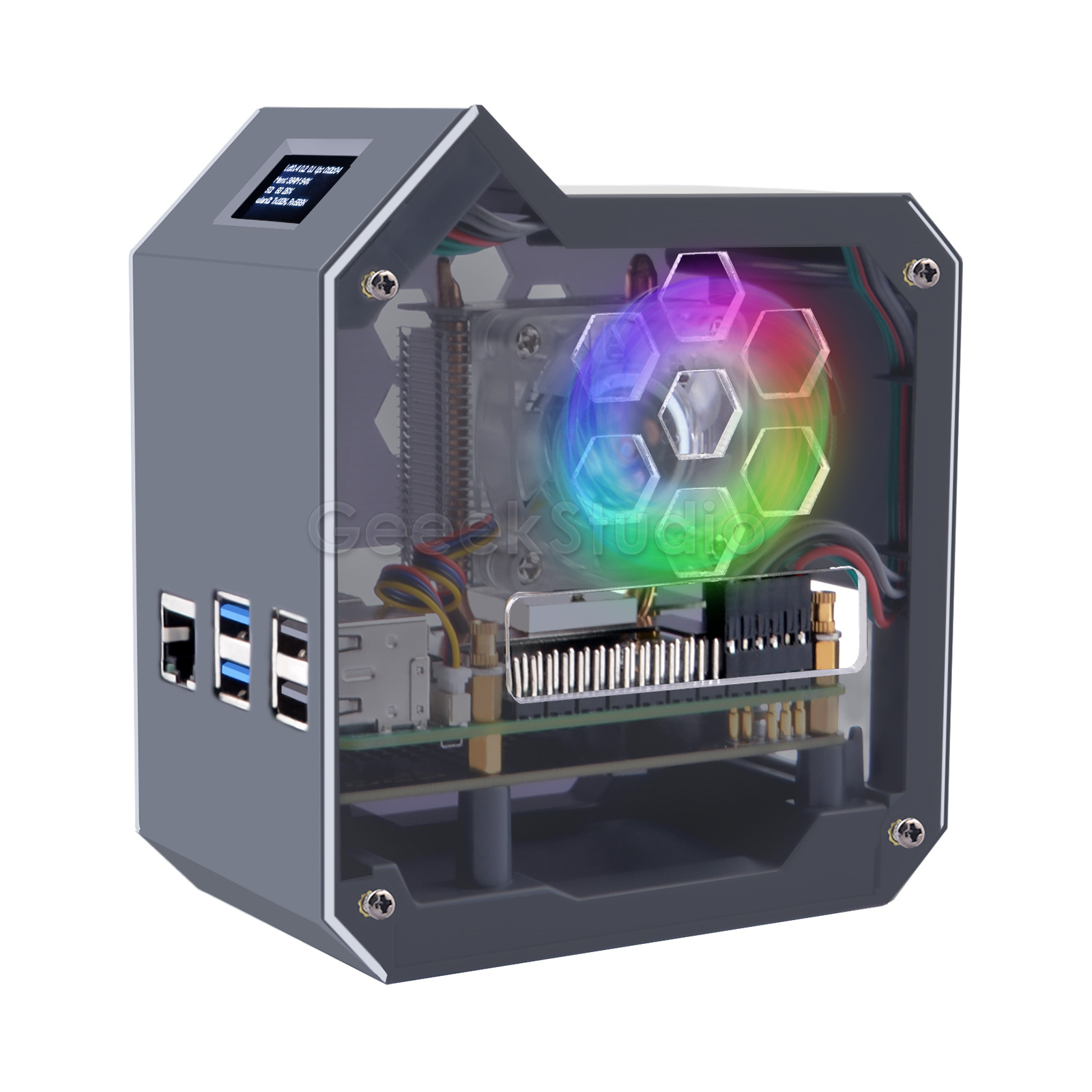 Pi 5 Case - Bộ Kit NAS NVMe N07 Minitower