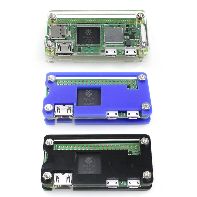 Raspberry Pi Zero W 2W Acrylic - đánh giá và giá Pi Zero