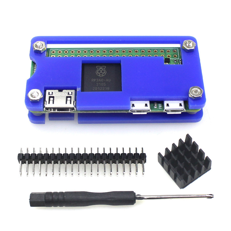 Raspberry Pi Zero W 2W Acrylic - đánh giá và giá Pi Zero