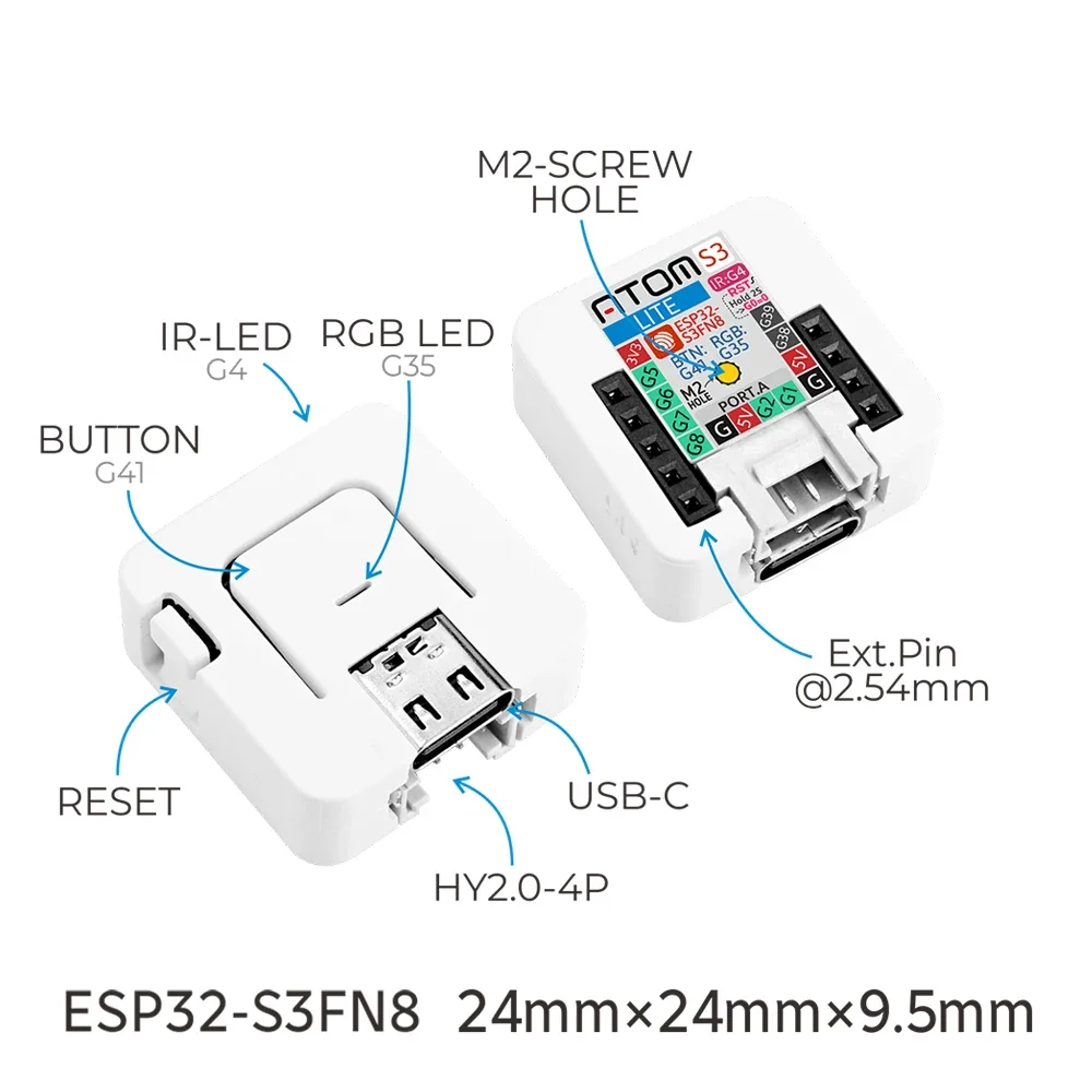 M5Stack AtomS3-Lite ESP32-S3 D - đánh giá và giá Arduino Kit