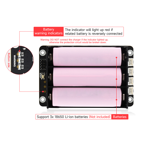 Raspberry Pi 5 UPS HAT Support - đánh giá và giá Pi Power Supply