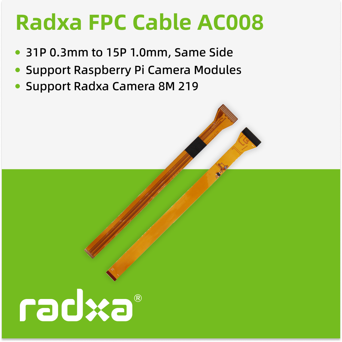 Radxa Camera FPC AC008 Cable f - đánh giá và giá Pi Camera Cable