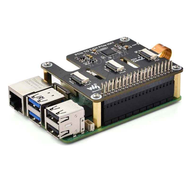 Bo mạch mở rộng PCIe 2 kênh ch - đánh giá và giá Pi Cooler