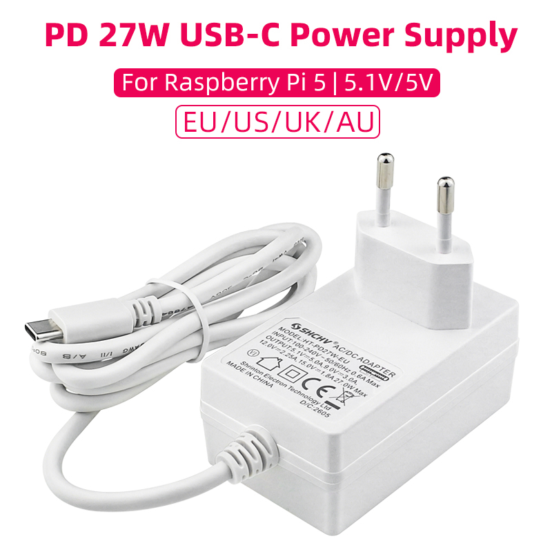 Bộ nguồn 5.1V 5A cho Raspberry - đánh giá và giá Pi Power Supply