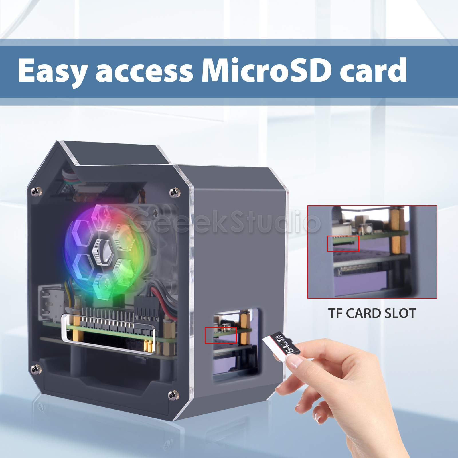 Bộ Kit NAS NVMe N07 Minitower  - đánh giá và giá Pi 5 Case